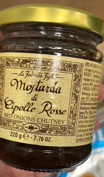 Mostarda di cipolle rosse