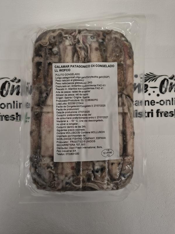 Calamar Patagonico C4 la 2Kg