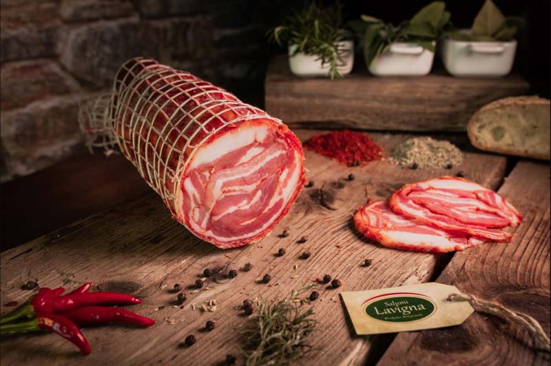 Pancetta arrotolata a metacampagnola cca 1,5kg