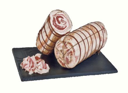 Pancetta arrotolata a metacampagnola cca 1,5kg